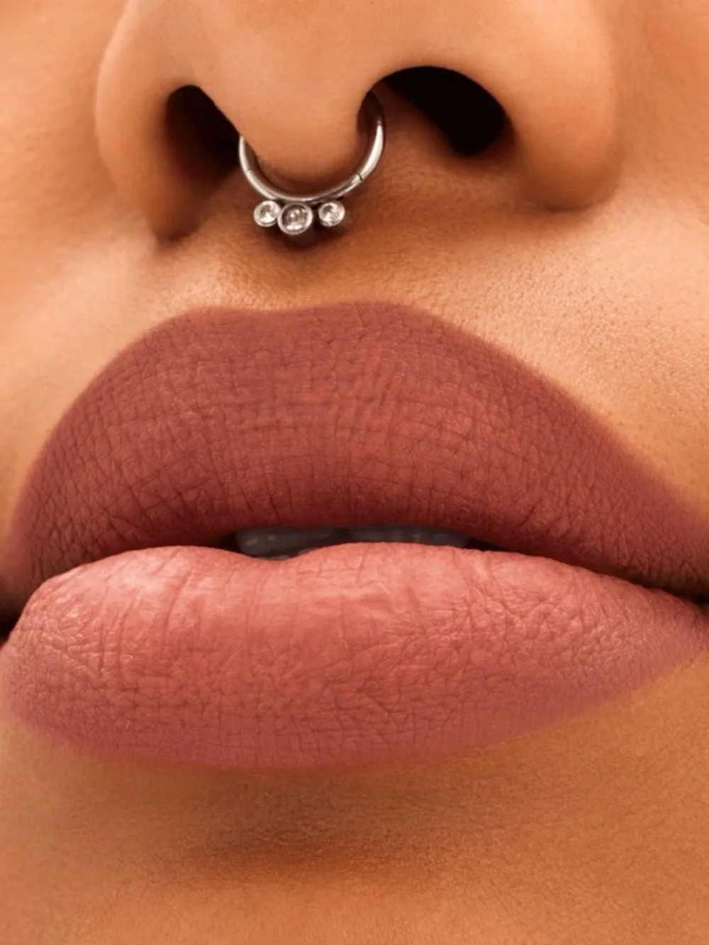 MAC LOCK KISS Matte in MISCHIEF Lipstick - Hydrating 24hr Longwear pinky nude